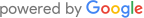 powered by google logo on white