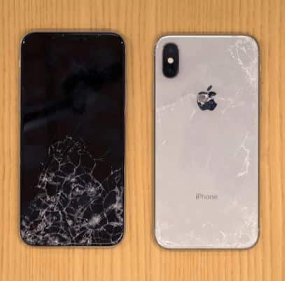 iphone x broken screen