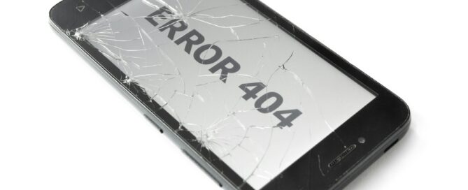 Cracked iPhone Screen