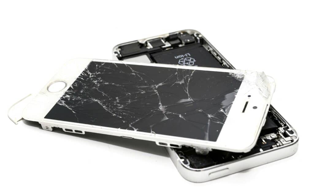 Cracked iPhone Screen