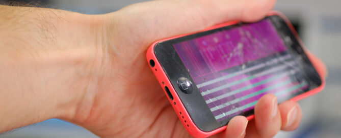 Cracked iPhone Screen