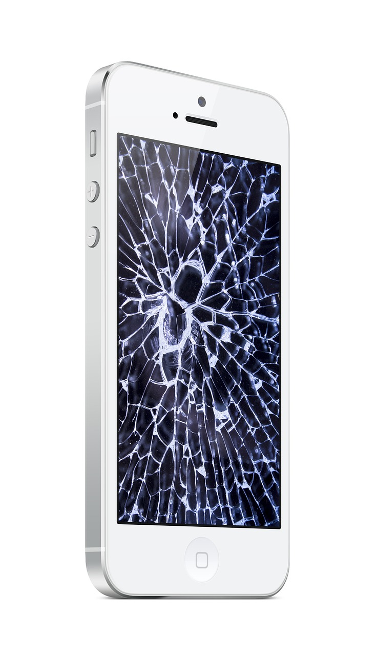 Cracked iPhone Screen